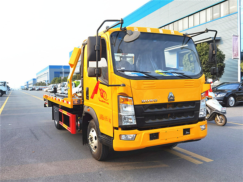 重汽豪沃藍牌一拖二清障車 重汽豪沃藍牌一拖二清障車