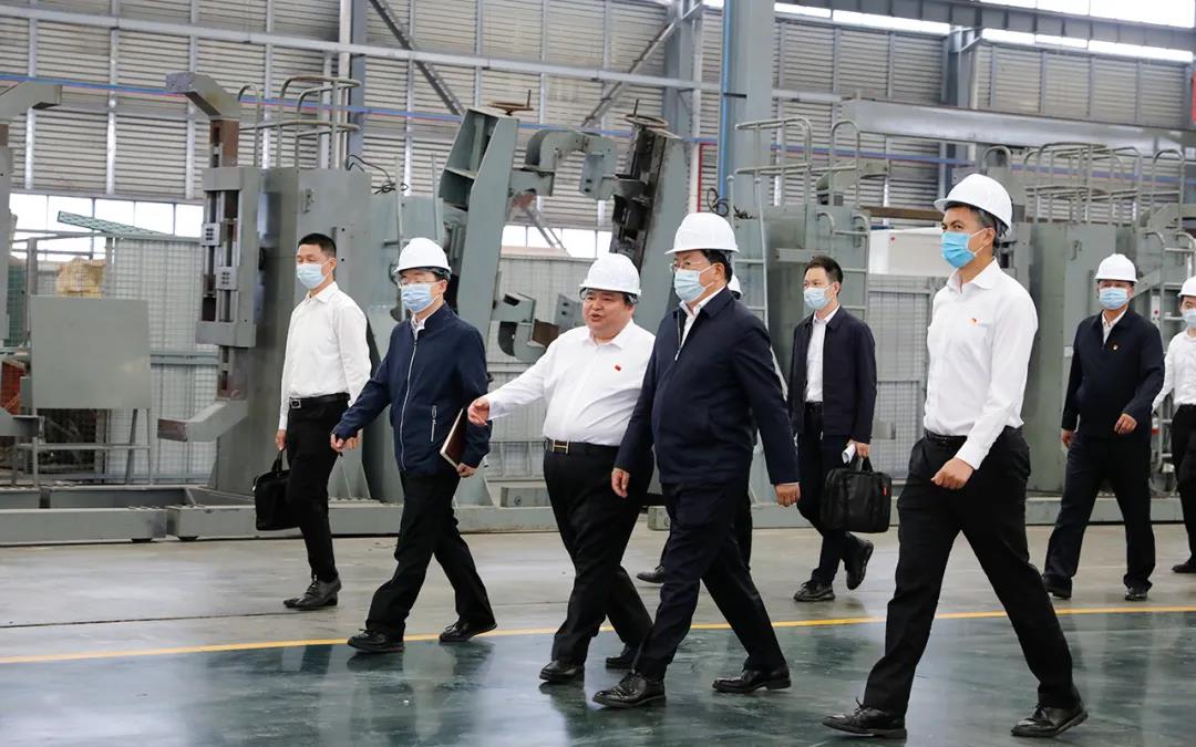 湖北省委副書記、省長王忠林帶領省市領導視察程力